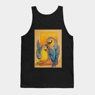 Yellow and breast macaw Tank Top